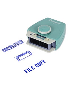 Artline Artline Xstamper 3 In 1 Word Stamp Blue Ink, COMPLETED, ENTERED, FILE COPY - ARXTCXM8515  - Image 1