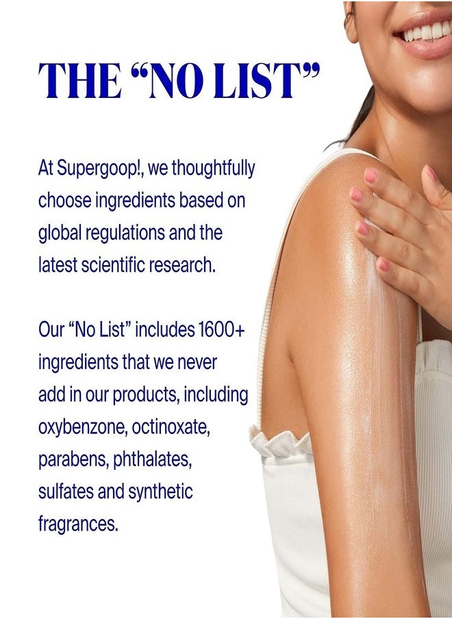 Supergoop! - Supergoop! Glowscreen Sunscreen SPF 30 with Hyaluronic Acid + Niacinamide Golden Hour (50ml) – Illuminating, Hydrating Broad-Spectrum Sunscreen with a Golden Tint, Perfect for All Skin Tones and Makeup Primer Use - Image 1