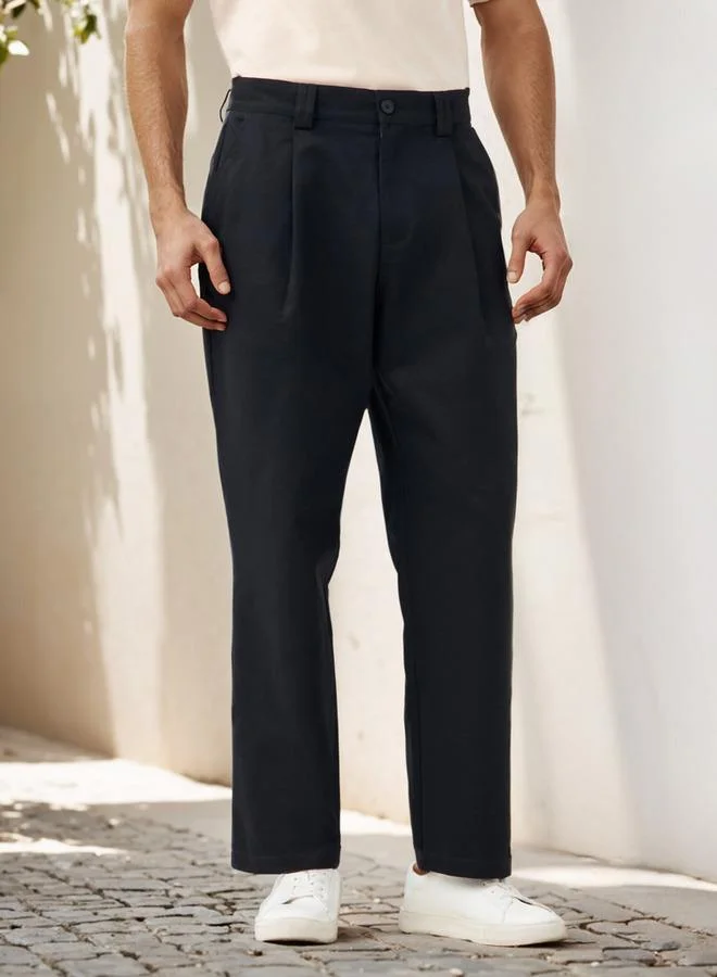 Emperor Regular Fit Mid-Rise Trousers