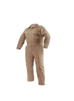 Uniform Long Sleeve Work Ware Cotton Coverall 200GS Beige 5XL