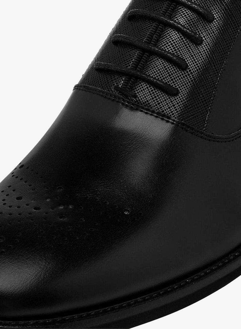 DUCHINI Men Lace-Up Oxford Shoes - Image 4