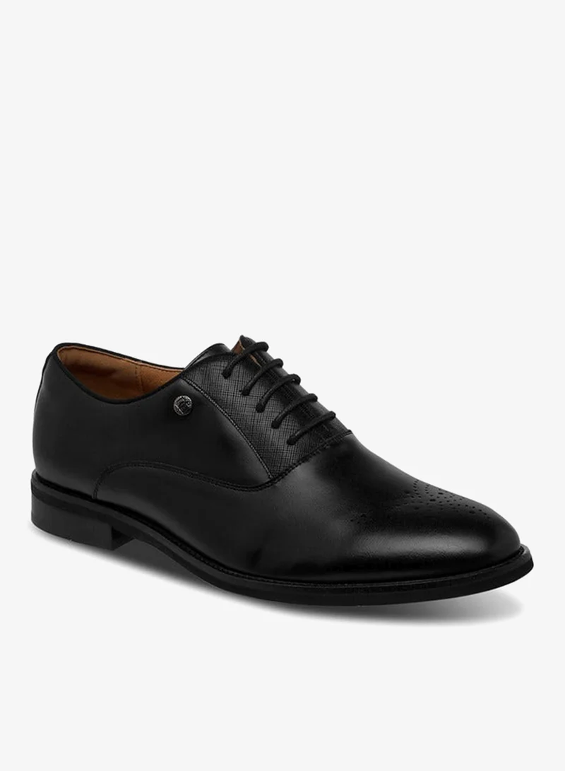 DUCHINI Black Men Lace-Up Oxford Shoes for Men | Best Price UAE