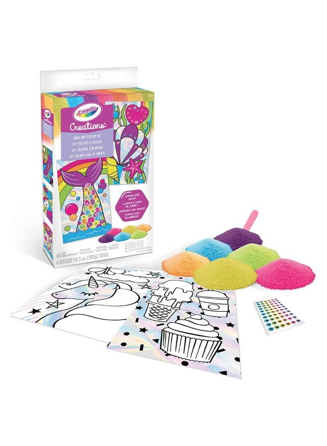 Crayola مجموعة ملصقات فن الرمل من كرايولا كرييشنز - Image 3