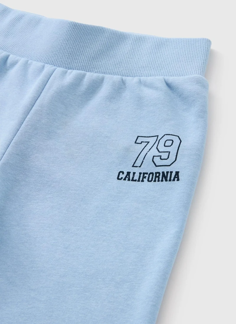 ماتلان Girls Blue Wide Leg Jogging Bottoms