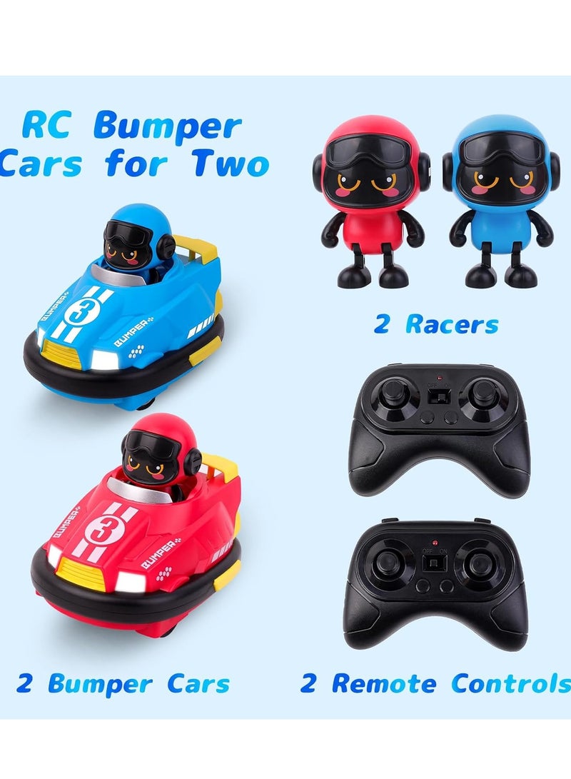 سيارات تصادم بالتحكم عن بعد – عربة جو كارت مزدوجة 2.4 جيجاهرتز - Image 2