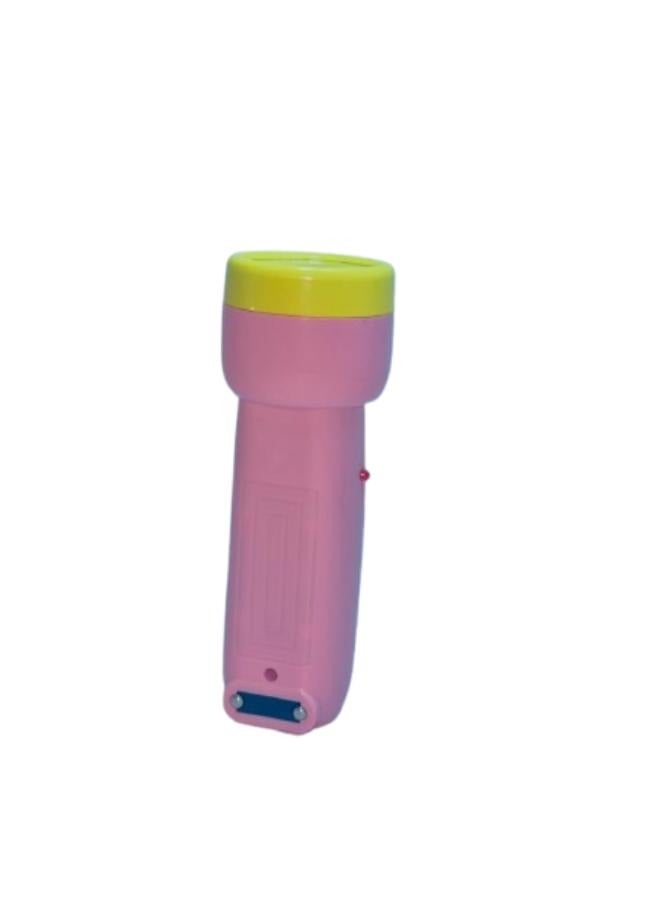 Rechargeable LED Torch LY-8821 - Pink - Image 3