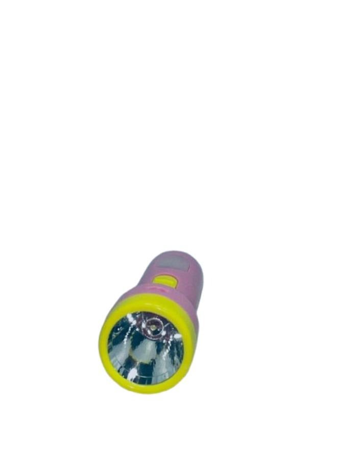 Rechargeable LED Torch LY-8821 - Pink - Image 4