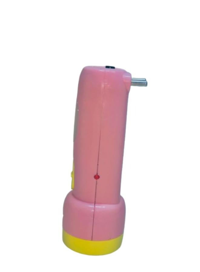 Rechargeable LED Torch LY-8821 - Pink - Image 5