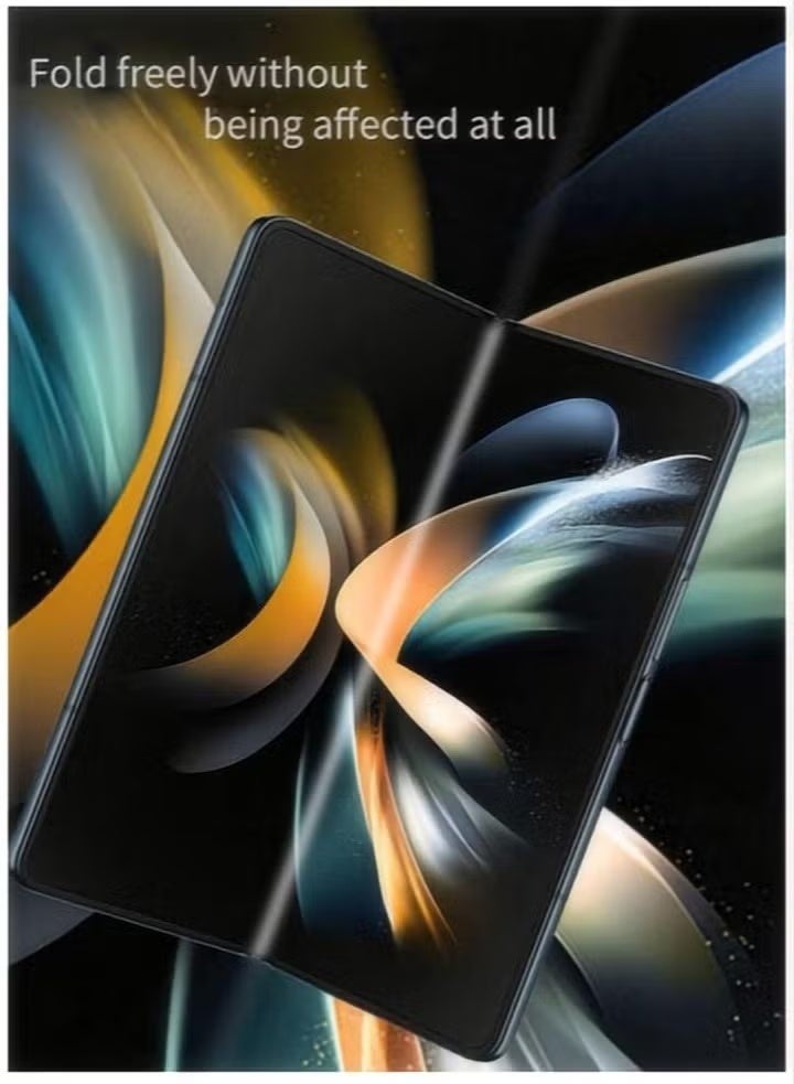 Galaxy Z Fold 6 Screen Protector Compatible Fingerprint with, 9H Hardness, Blue Light Blocking, Bubble-Free InstallationAnti-Spy Anti-Glare Full Adhesive Flexible Film, Soft Film for Samsung Galaxy Z Fold 6  (front+back+inside) One set - Image 5