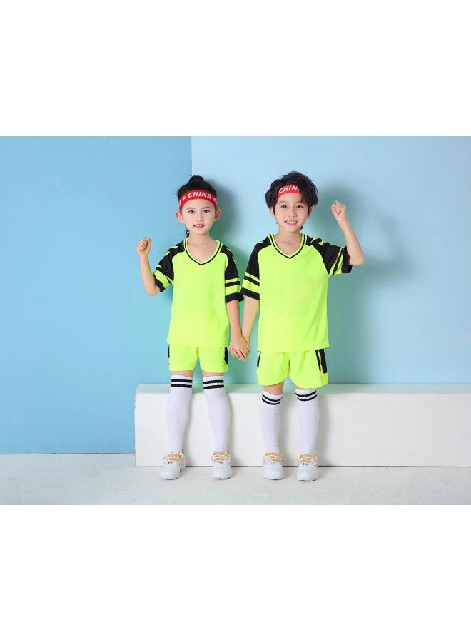 Manufacturers Adult Football Uniforms Suit Children's Football Training Clothes Light Plate Jersey Game Jersey Team Uniform Printed