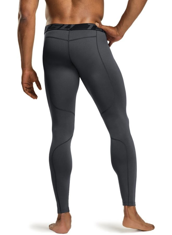 TSLA 1 or 2 Pack Men's Thermal Compression Pants, Athletic Sports Leggings & Running Tights, Wintergear Base Layer Bottoms - Image 2