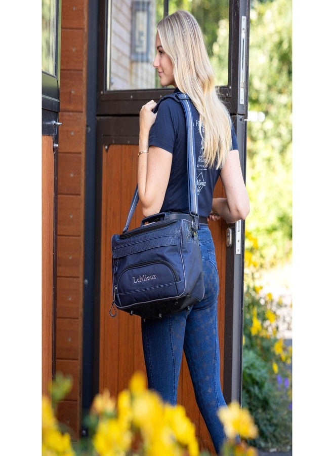 LeMieux Elite Pro Kit Lite Grooming Bag IT03940 Navy. A waterproof Lightweight Bag - Image 2