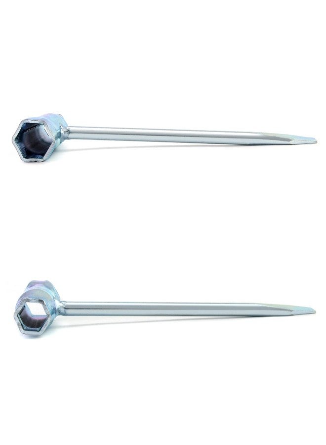 QWORK Combination Screwdriver & Wrench, 5-Pack 13 x 19mm Chainsaw Scrench T-Wrench Spanner Tool, for Saws Chains Nuts Spark Plug - Image 5