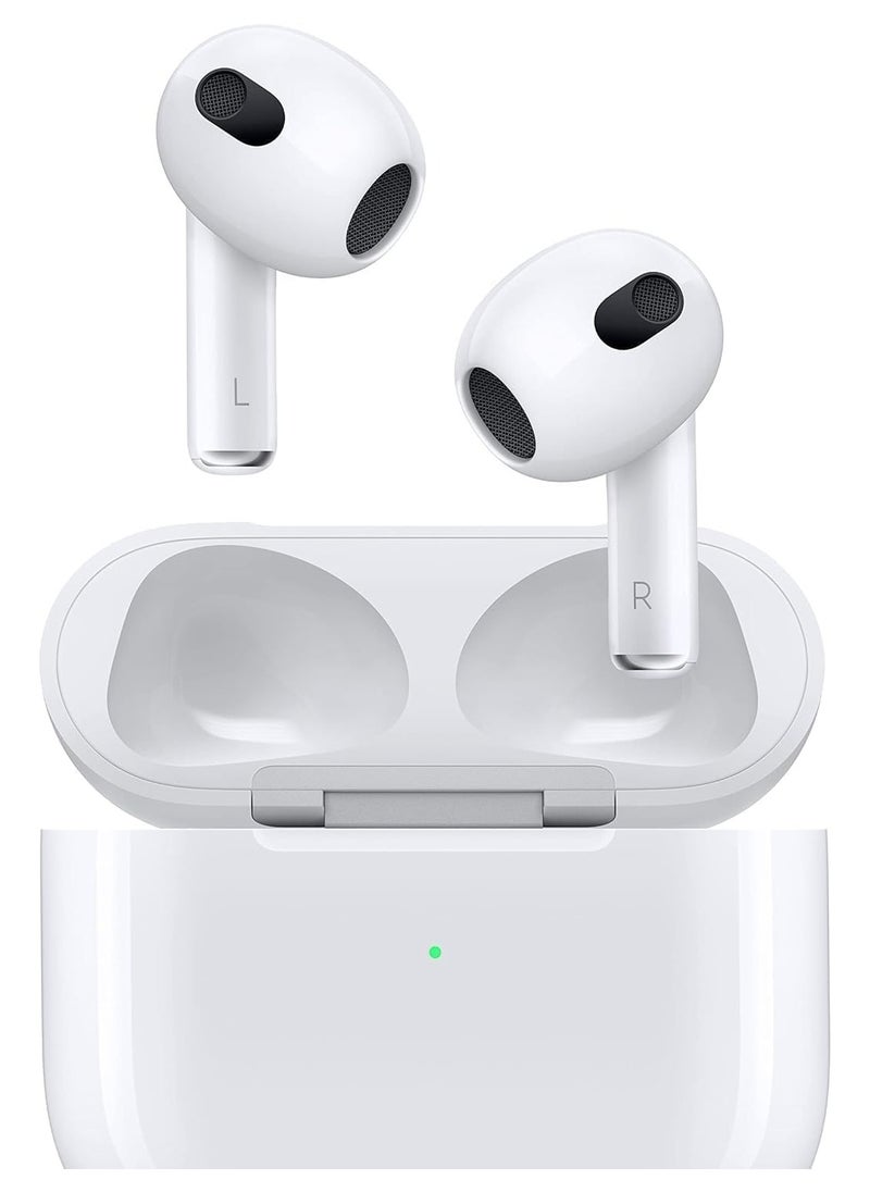 Generic - Wireless Earbuds Earpods Bluetooth In-Ear True Wireless Stereo Bluetooth Earphone Air pod TWS with wireless charging case Compatible for Android & Apple A 3rd Gen (White) - Image 1