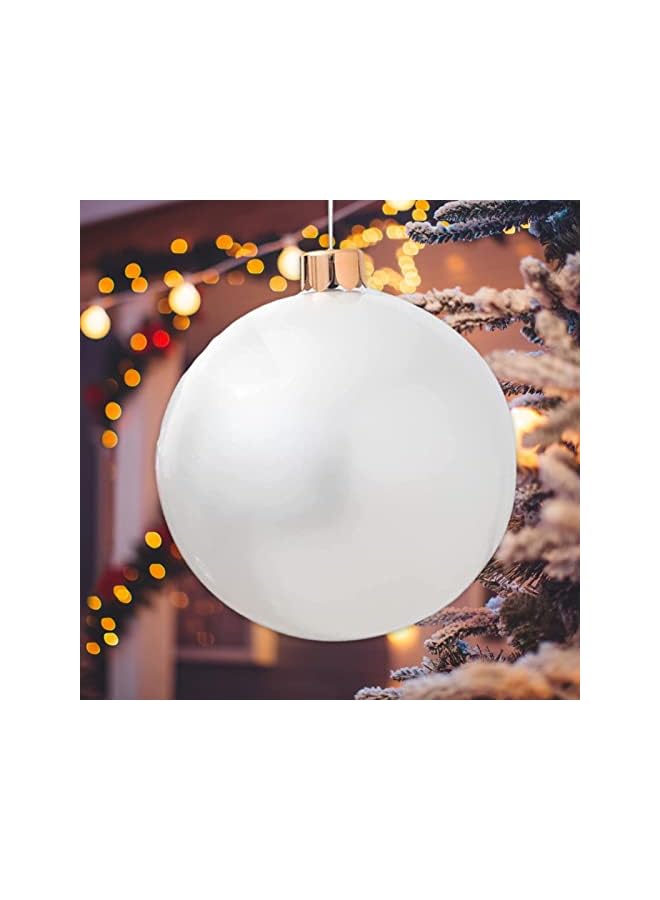The Bros زينة كرة عيد الميلاد القابلة للنفخ، 65 سم/25 بوصة كرات PVC كبيرة | زينة حفلات المهرجانات للحديقة، الفناء، المنزل، الشرفة، المدخل، الساحة - Image 3