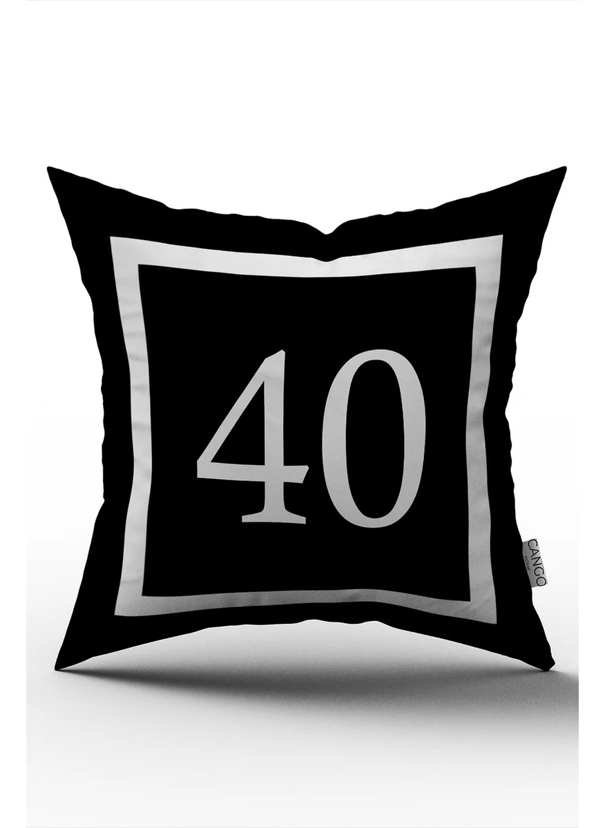 Cango Home Digital Printed Number Cushion Cover 40