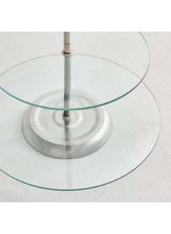 Home Box Coral 2-Tier Glass Cake Stand 20 x 25.3 x 25 cm  - Image 4