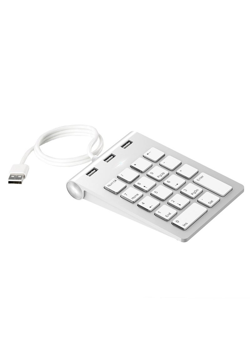 Rocketek Financial & Office Numeric Keypad – Ultra-Thin USB 2.0 Wired Multi-Function Numeric Keyboard for Laptop & Desktop - Image 1