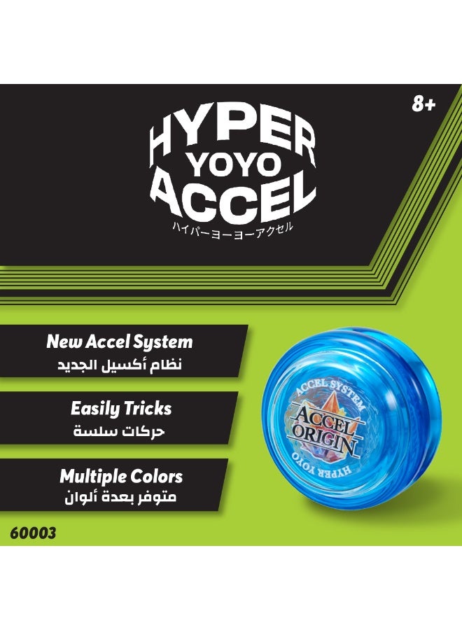 Bandai Hyper Yoyo Accel Heroic Blue | Yo-yo with High-Speed Spins | Gift for Kids & Adults - Image 5