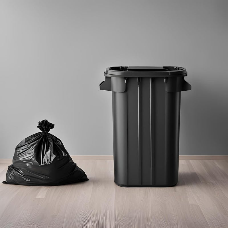 Eco Trial Essentials Eco Trial Essentials Garbage Bags 19x21 Inch Medium 270 Bags 9 Rolls LeakProof Durable Black Trash Bags with Detachable TieTape for Easy Closure - Image 2