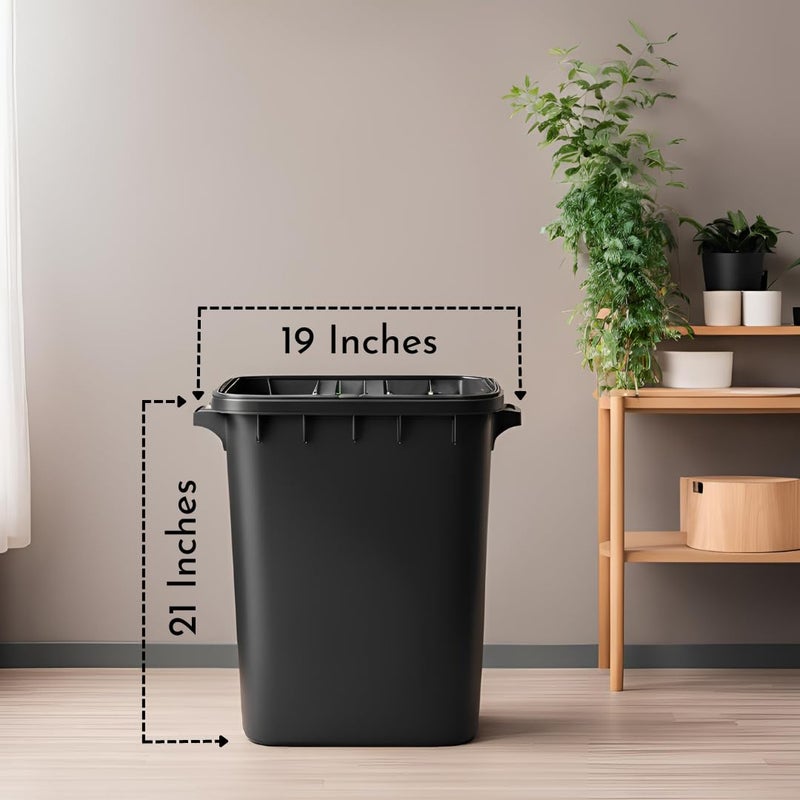 Eco Trial Essentials Eco Trial Essentials Garbage Bags 19x21 Inch Medium 270 Bags 9 Rolls LeakProof Durable Black Trash Bags with Detachable TieTape for Easy Closure - Image 4