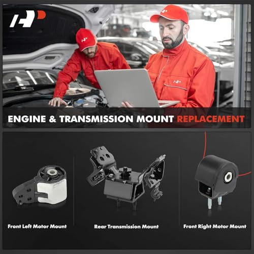 A-Premium 3PCS Engine Motor Mount and Transmission Mount Set Compatible with Ford F-150 2011-2016 2021-2022 5.0L, Automatic Transmission Only, Replace# BL3Z6068C, BL3Z6038A - Image 2