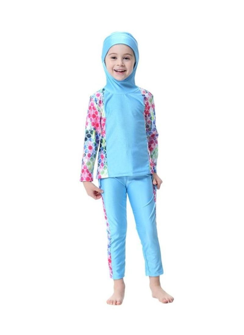 2-Piece Long Sleeve Hooded Burkini Blue/Pink/Green - pzsku/Z24D964FEDD633DCF9C6DZ/45/_/1655462664/a5bc40df-b6e6-4c27-b9fc-5547aa6a4d2d