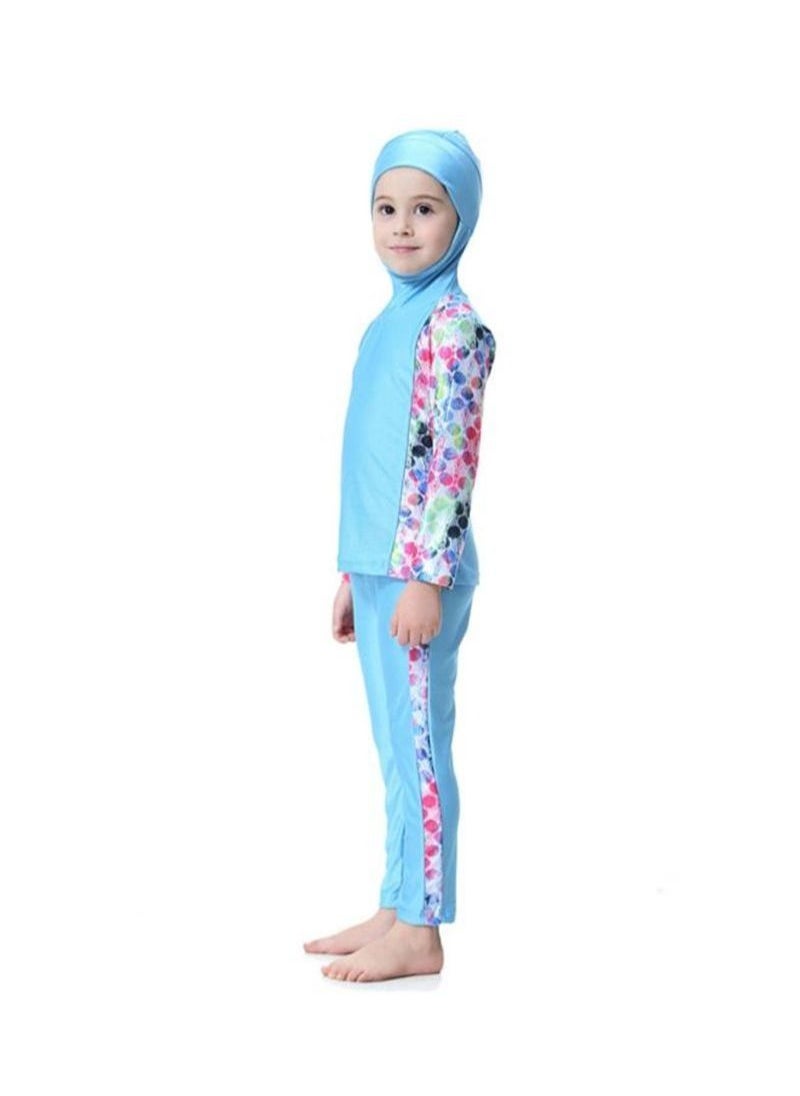 2-Piece Long Sleeve Hooded Burkini Blue/Pink/Green - pzsku/Z24D964FEDD633DCF9C6DZ/45/_/1655462665/27922238-1298-4e4f-a3fa-409fe633309c