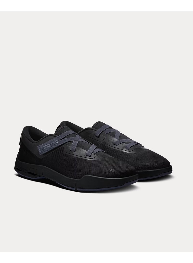 On Running Cloudnova Moon Black / Ink Slip On Sneakers - Image 1