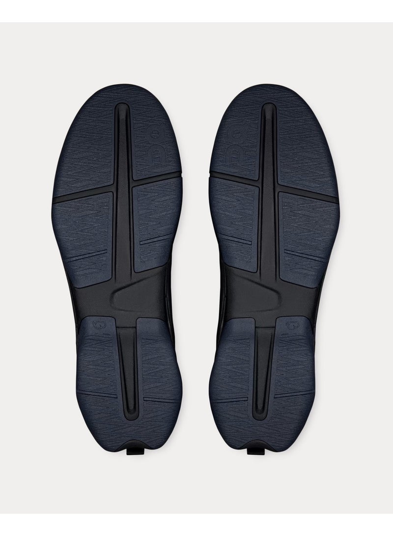 On Running Cloudnova Moon Black / Ink Slip On Sneakers - Image 4
