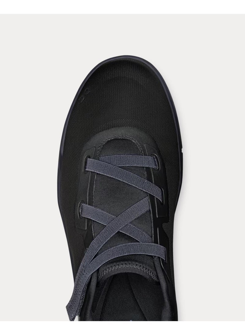 On Running Cloudnova Moon Black / Ink Slip On Sneakers - Image 3