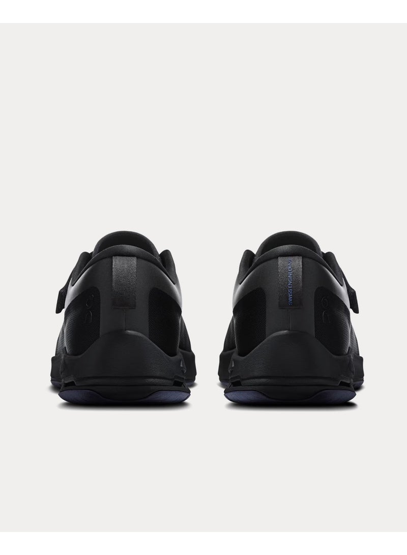 On Running Cloudnova Moon Black / Ink Slip On Sneakers - Image 2