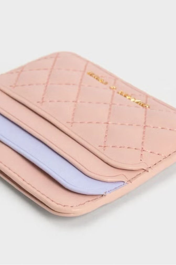 Charles & Keith Quilted Multi-Slot Card Holder - Image 5