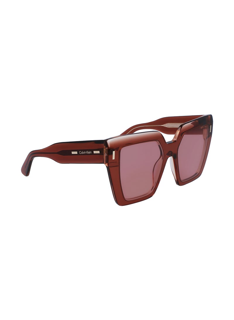 CALVIN KLEIN Women's Square Sunglasses - CK23502S-601-5219 - Lens Size: 52 Mm  - Image 2