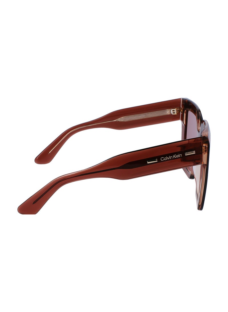 CALVIN KLEIN - Women's Square Sunglasses - CK23502S-601-5219 - Lens Size: 52 Mm - Image 1
