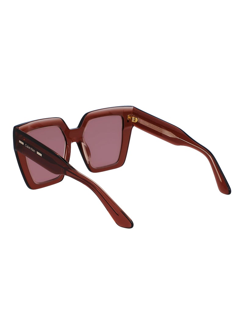 CALVIN KLEIN Women's Square Sunglasses - CK23502S-601-5219 - Lens Size: 52 Mm  - Image 5