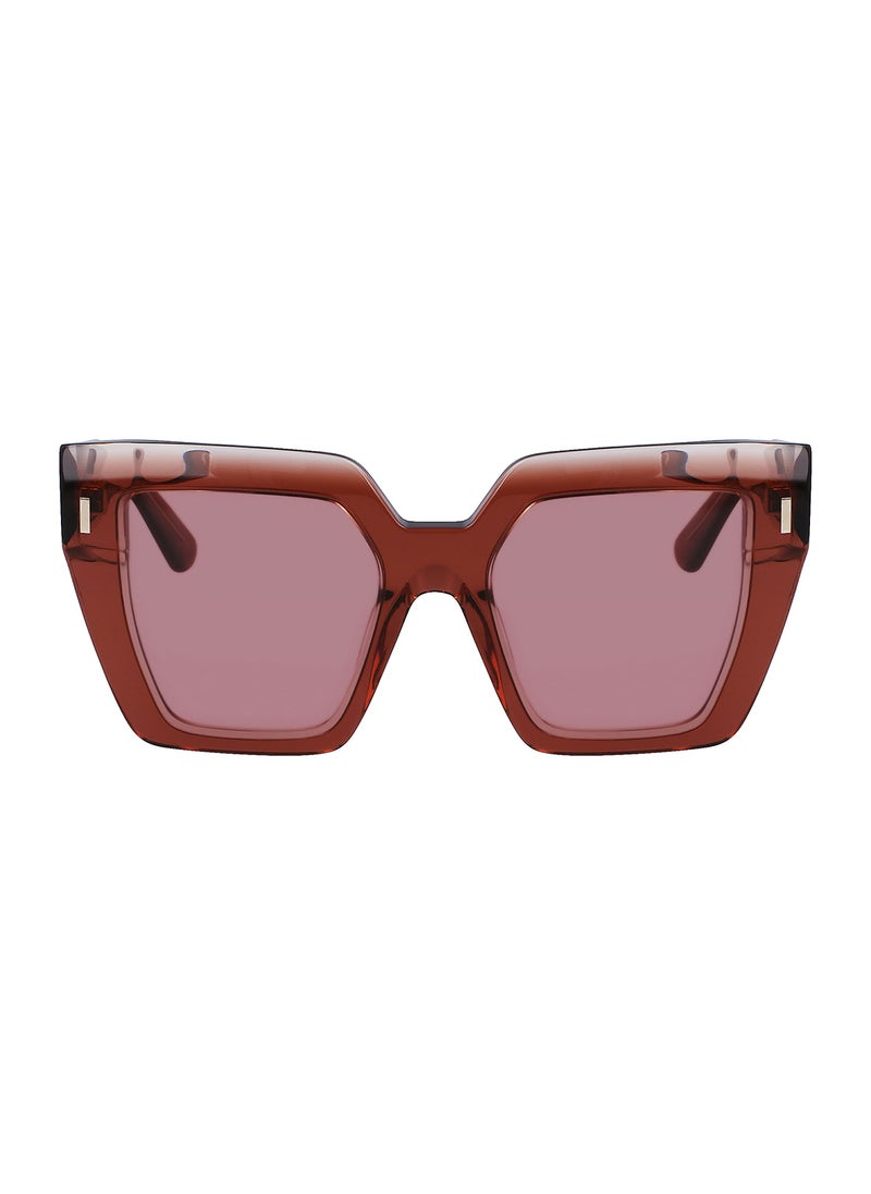 CALVIN KLEIN Women's Square Sunglasses - CK23502S-601-5219 - Lens Size: 52 Mm  - Image 1