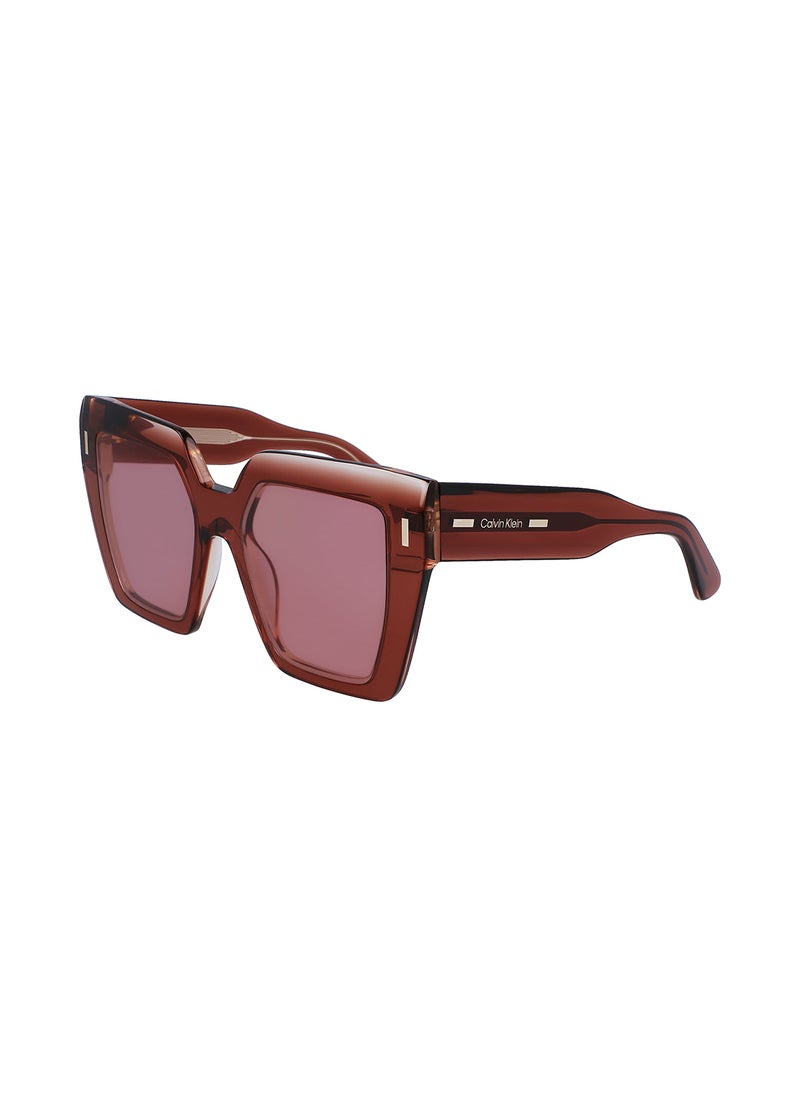 CALVIN KLEIN Women's Square Sunglasses - CK23502S-601-5219 - Lens Size: 52 Mm  - Image 3