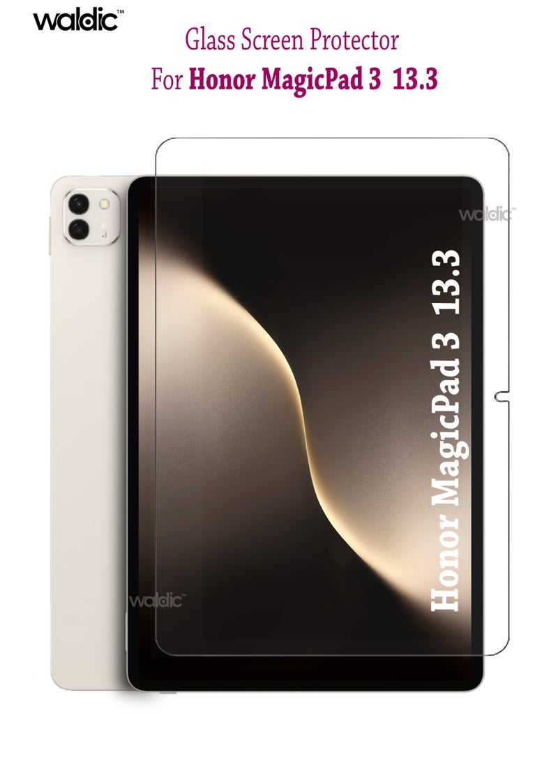 Waldic Honor MagicPad 3 13.3 inch Tempered Glass Screen Protector HD Scratch Resistant Bubble-Free Easy Installation forApple Honor MagicPad 3 13.3 inch - Image 1