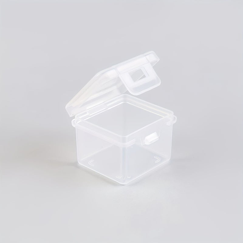 10 Pcs Transparent Plastic Storage Boxes for Screws Nails Small Parts Jewelry - Image 5