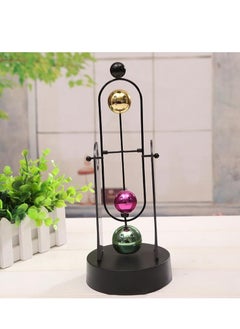 MIXDE Newton's Cradle, Balance Toy, Automatic Swinging Motion Constant Motion Model, Physics Swing Science Office Desk Decoration Toy  - Image 1