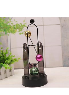 MIXDE Newton's Cradle, Balance Toy, Automatic Swinging Motion Constant Motion Model, Physics Swing Science Office Desk Decoration Toy  - Image 2