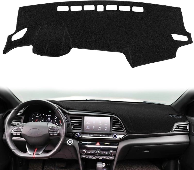 Fcovergurus Dash Cover Mat Custom Fit for Hyundai Elantra Sedan 2017-2020 - Image 1