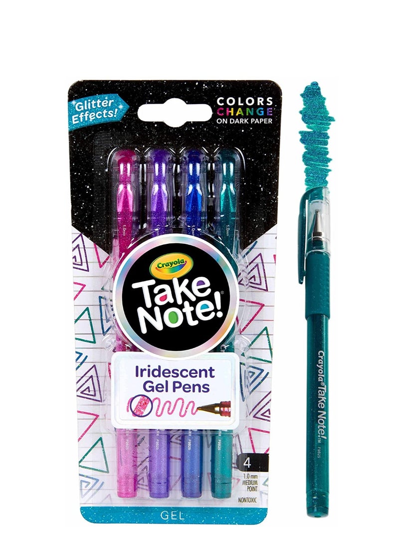 Crayola Take Note Gel Pens 4ct - Image 2