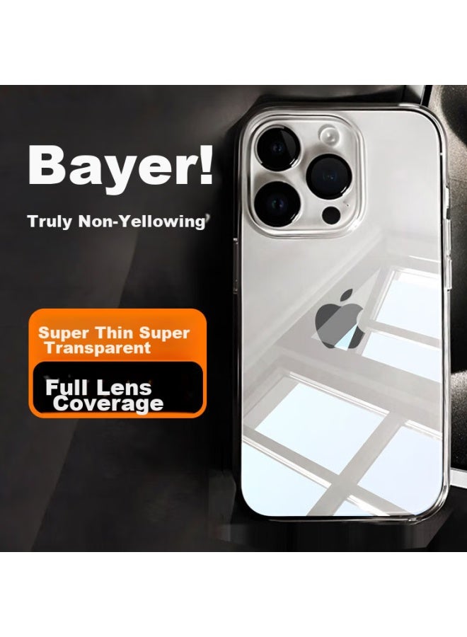 Divi Phone Case For Apple Iphone 14 Pro Max, Full Camera Protection, Ultra-thin, Fully Transparent, Air Cushion Shockproof, Silicone Hard Shell - Image 1