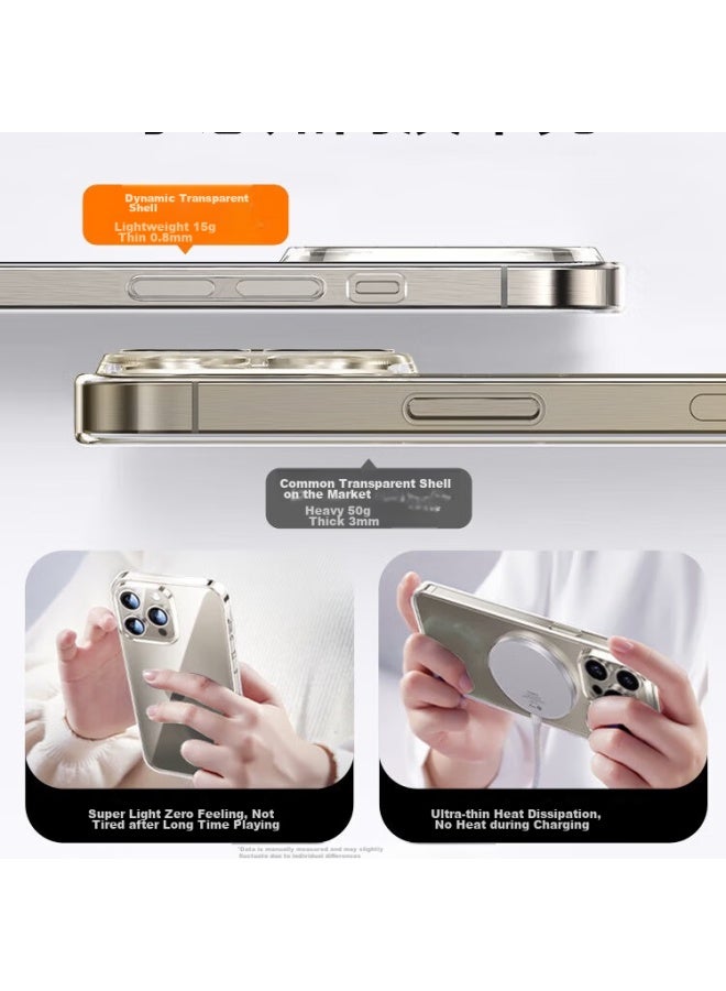 Divi Phone Case For Apple Iphone 14 Pro Max, Full Camera Protection, Ultra-thin, Fully Transparent, Air Cushion Shockproof, Silicone Hard Shell - Image 4