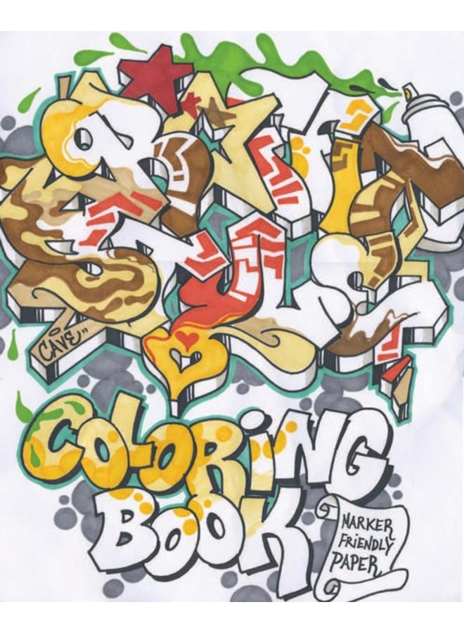 Graffiti Style Coloring Book