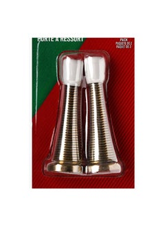 ACE Broad String Door Stopper Chrome and White 3inch 5461108  - Image 2