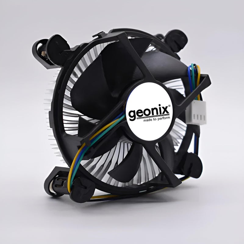 Geonix LGA 1200 CPU FAN I Black I Low Power Cosumption I Optimal Cooling Performance I 1 Year Warranty - Image 5