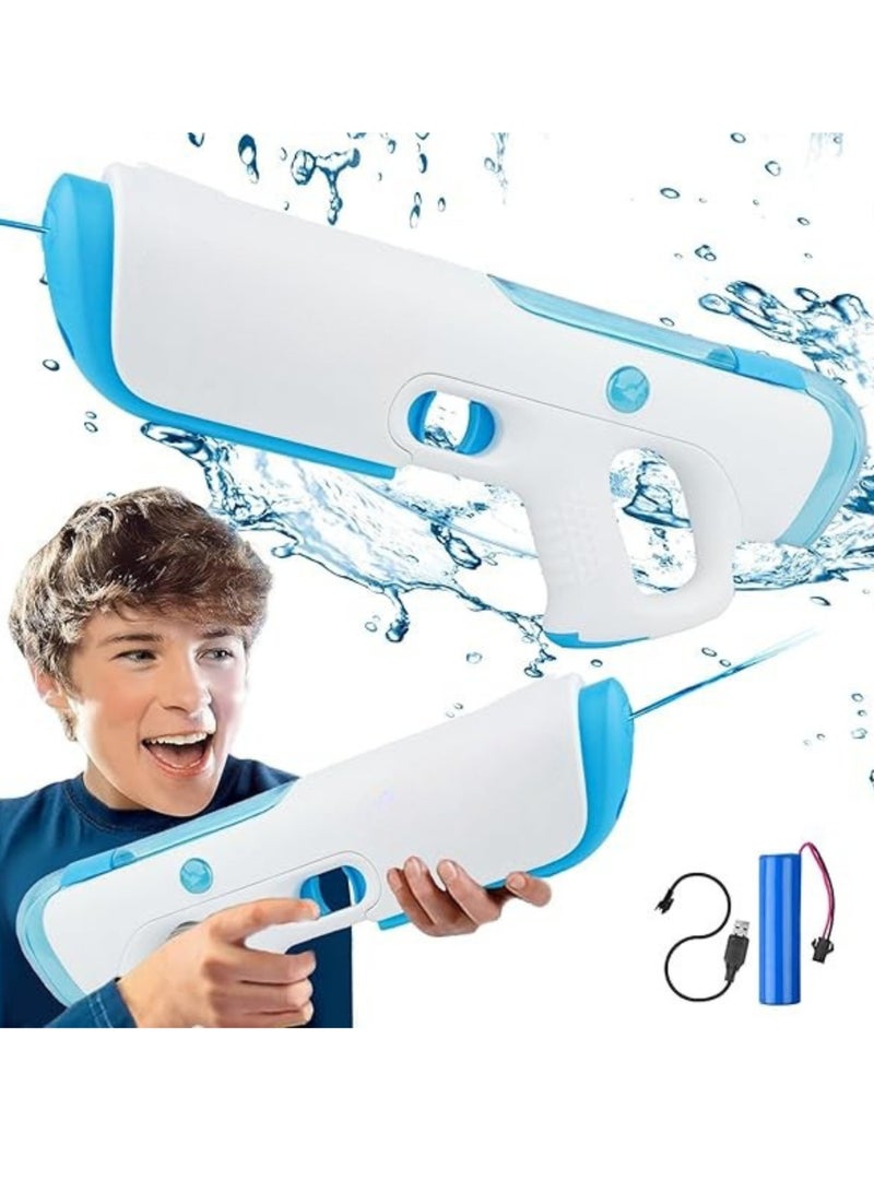 MAGIC VAULT Electric Water Gun Toy for Kids & Adults | Automatic Self-Filling | Rechargeable Battery | 25Ft Long Range | High-Pressure Water Blaster for Pool, Beach & Holi Outdoor Summer Fun - Image 1